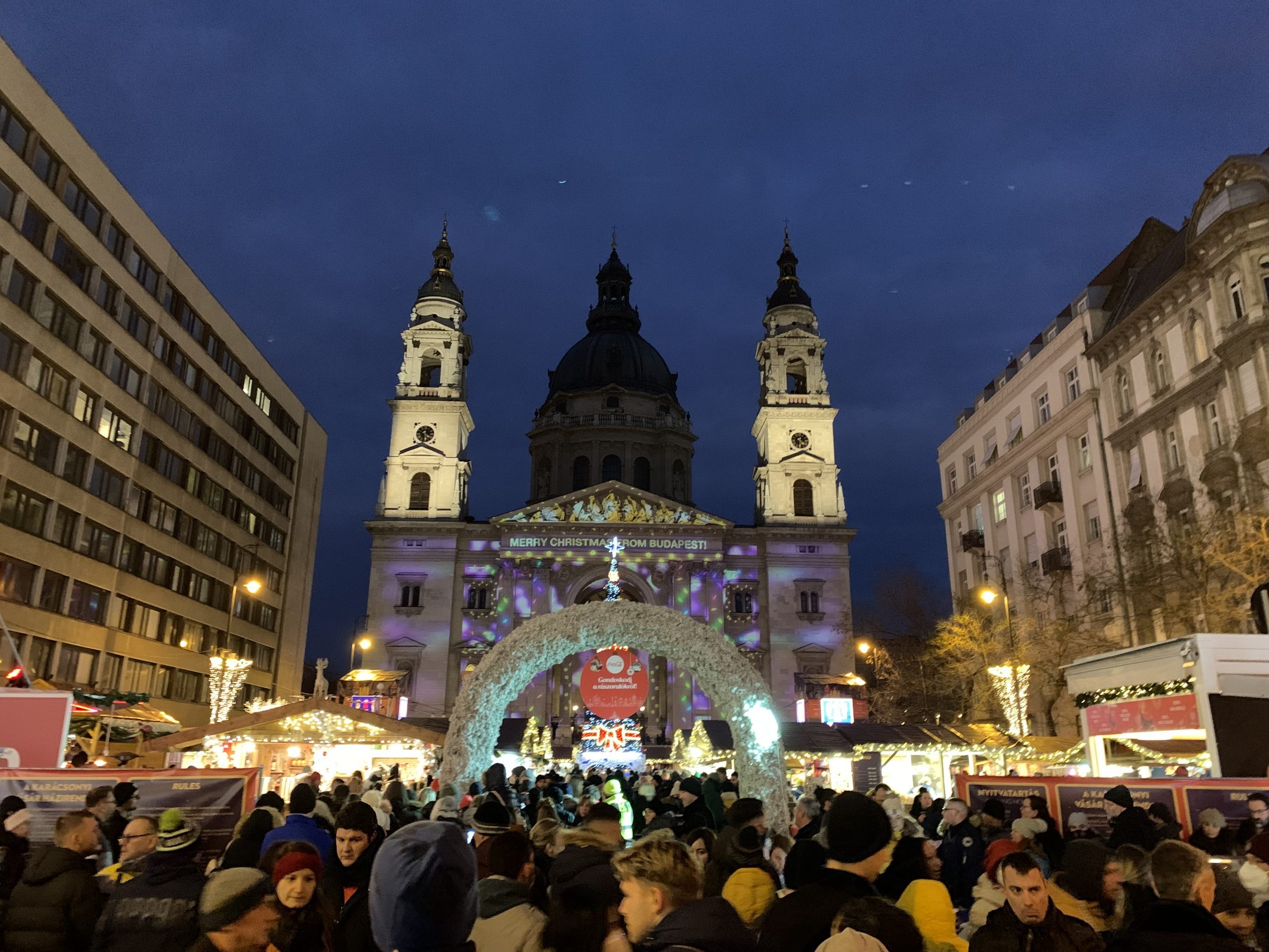 vianočné trhy Budapešť